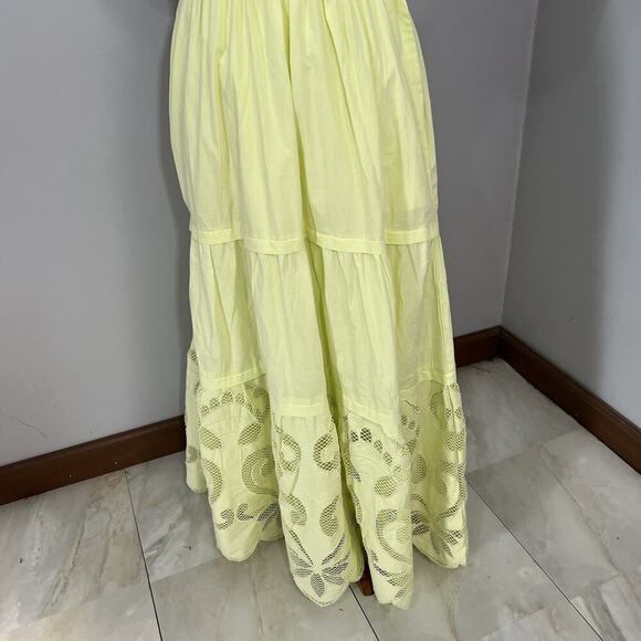 Haute Hippie Style Euro Summer Somerset Womens Maxi DressNeon Embroidered Resort - Picture 12 of 14